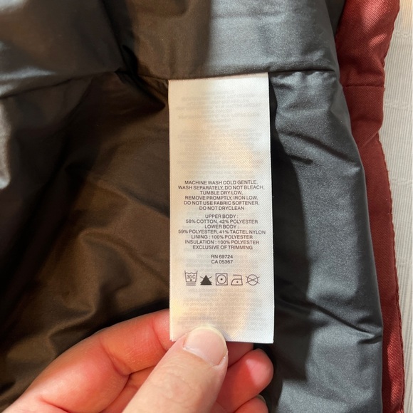 Columbia Men's Small Rust and Blue Puffer Vest Preppy Transitional Outdoor - Picture 15 of 16